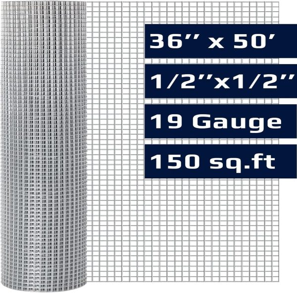 Trenk Hardware Cloth 1/2 inch 36in. x 50ft. 19 Gauge - Image 2