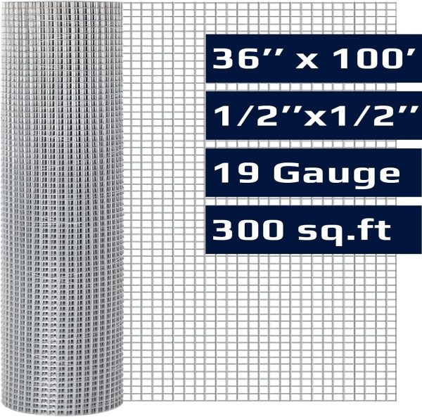 Trenk Hardware Cloth 1/2 inch 36in. x 100ft. 19 Gauge - Image 2